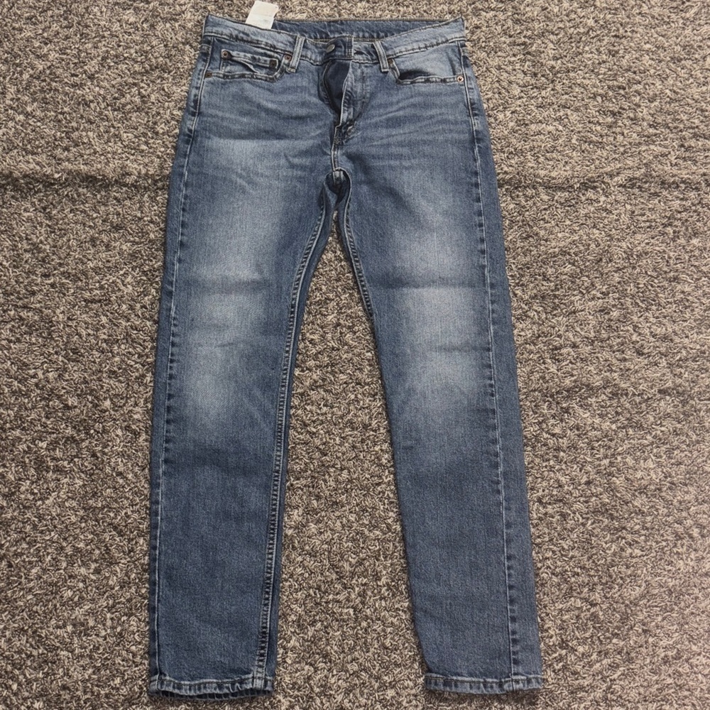 Levi's Men's Slim Jeans in Deep Blue - Picture 2 of 9